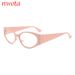New Personalized Steel Leather Anti Ultraviolet Sunglasses Cross Border Contrast Color Frame Trend Men And Women Sunglasses T1297_viptrois.com