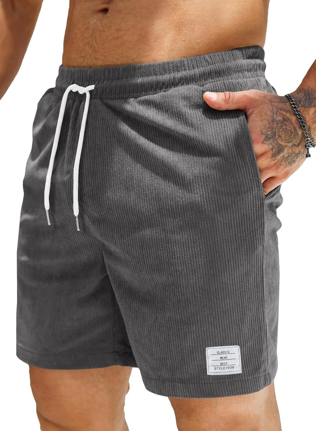 Men's Clothing Men's Shorts Casual Pants Summer Sports Pants Simple Five Point Shorts_viptrois.com