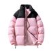 Men's Clothing New Winter Stand Collar Cotton Coat For Men And Women, Same Style, Trendy Brand, Loose Plus Velvet Bread Cotton Coat, Couple Jacket_viptrois.com