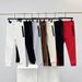 Men's Clothing New Men's Knitted Back Tapered Sweatpants Sports Leisure Training Pants 496 Back Zipper_viptrois.com