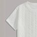 Men's Clothing New Jacquard Heavy Short Sleeved T Shirt Men's Summer Ins Trendy Couple Loose Round Neck Short Sleeved T Shirt_viptrois.com
