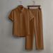 Men's Casual Multi Color Beach Wear Bamboo Wrinkled Short Sleeved Suit Two Piece Suit_viptrois.com