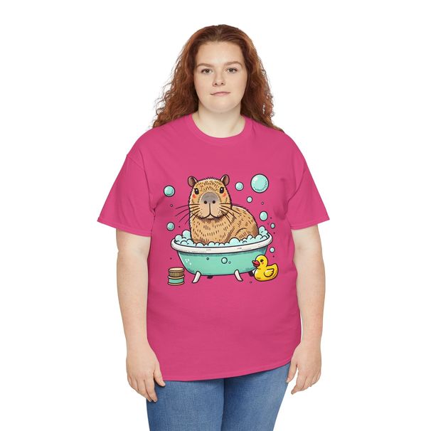 Capybara Comedic Genius T-Shirt Mens Womens Tees Top - Witty Clever Graphic Tee For Humor_viptrois.com