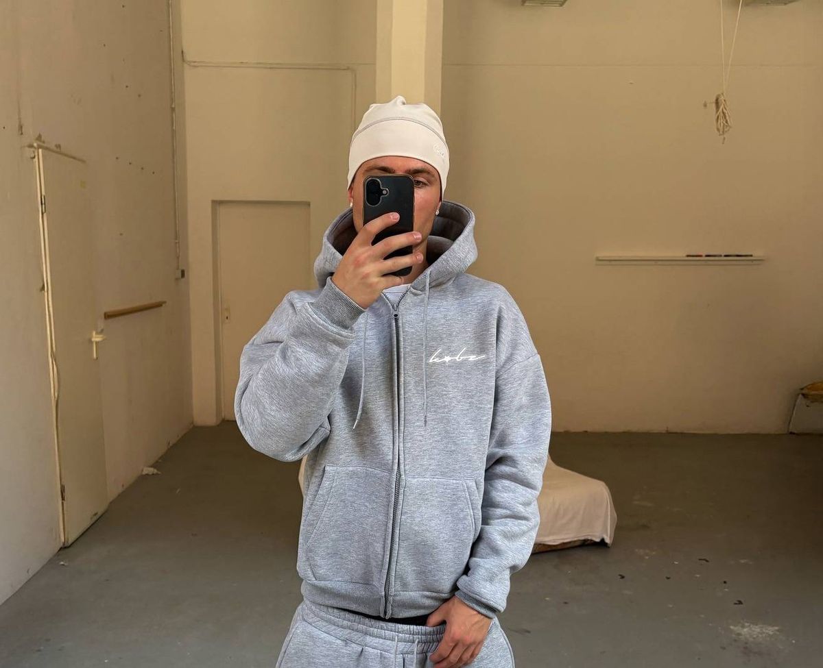 New American Retro Washed Long Sleeved Hooded Shirt Loose Casual Trousers Fashionable Japanese Sweater Suit_viptrois.com