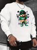 Men's Loose Casual Fashionable Cool Bear Pattern Printed Round Neck Long Sleeved Sweatshirt For Autumn And Winter_viptrois.com
