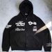 Unisex Fleece-Lined Hoodie With Letter Print – Oversized Couple Streetwear (M-8XL, Black)_viptrois.com