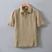 K Short Sleeved Shirt Men's Lightweight Breathable T-shirt Polo Shirt Casual Thin Top_viptrois.com