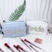 Makeup Tools & Accessories New Bridal Makeup Bag Pearl Letter Portable Clutch Bag High Value Fashion Storage Bag_viptrois.com