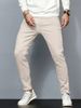 Men's Premium Slim Fit Jeans - Business Casual Stretch Denim, Straight Leg (White, Sizes 30-38)_viptrois.com