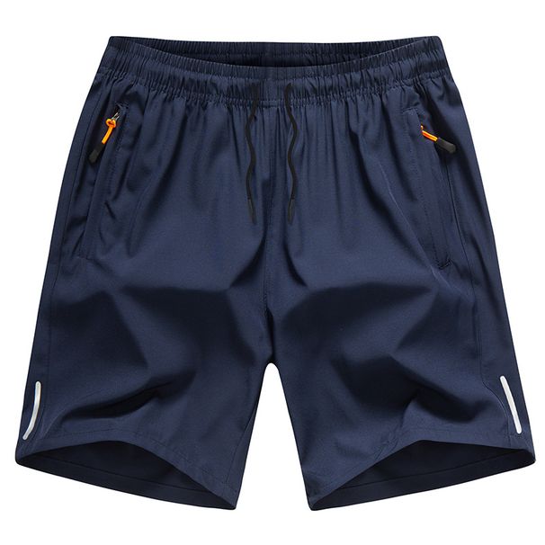 Men's Clothing Summer Ice Silk Sports Quick Drying Pants Men's Shorts Loose 5 Points Large Pants For Outdoor Wear Beach Casual Shorts_viptrois.com
