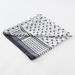Unisex Muslim headscarf chiffon printed checkered square_viptrois.com