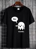 Hate Cardio, Halloween Ghost Boo, Funny Workout Gym Shirt T-Shirt Stretched Comfortable Print Round Neck Short Sleeve Versatile Summer Slightly Streetwear Stylish Women Graphic Soft Female Top For Everyday Wear Designer Clothes Unisex_viptrois.com