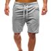 Men's Clothing casual shorts men's fifth pants sports pants fashion solid color comfortable beach_viptrois.com