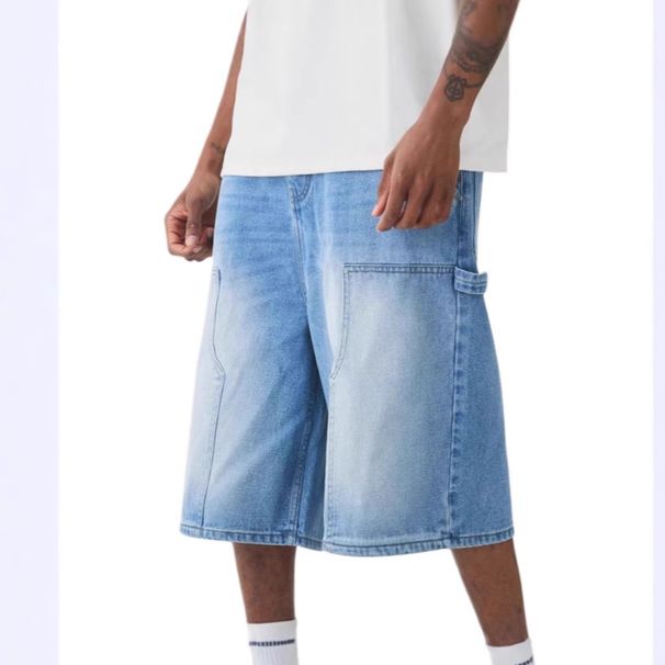 Men's Clothing Men's Denim Shorts Men's New Denim Shorts_viptrois.com