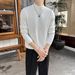 Men’s Slim-Fit Semi-Turtleneck Sweater – British-Inspired Knit Pullover, Autumn/Winter Staple, Soft Cotton-Blend Jumper Streetwear Essential_viptrois.com