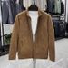 Men's Clothing Fleece Sweatshirt With Stand Up Collar And Zip Up Design, Perfect For Autumn And Winter. Thickened And Warm Fleece Solid Color Jacket._viptrois.com