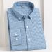 Men's 100% Cotton Oxford Shirt, Long Sleeve Casual Plaid Shirt, Relaxed Fit Button Down Shirt For Men, Big & Tall Sizes Available_viptrois.com