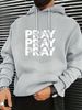 Men's Autumn And Winter Casual Fashion Loose Hoodie, Pray Print Warm Long Sleeved Pullover Sweater_viptrois.com