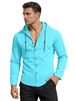 2026 European-style Men's Simple Cotton Casual Loose Breathable Long-sleeved Solid-color Hooded Shirt_viptrois.com