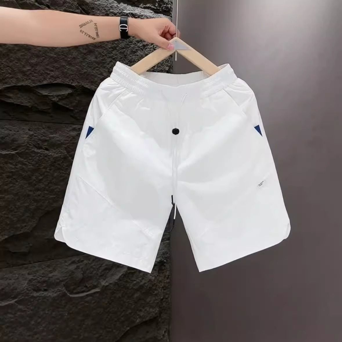 Men's Clothing Summer Quick Drying Work Shorts Versatile Loose Thin Beach Shorts_viptrois.com