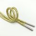 Round Metallic Shoelaces With Aglets - Gold, Silver, Black & Rainbow Colors For Sneakers & Casual Shoes (70-160cm)_viptrois.com