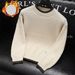 Men's Clothing Autumn And Winter New Thick Sweater Boys Base Knitted Sweater Men's Fashion High End Sweater Warm Sweater_viptrois.com