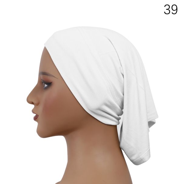 Women's Long Tube Hijab – Modal Elastic Pullover Headscarf For Muslim Women_viptrois.com