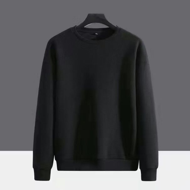 2025 Winter sports and leisure suit with plush thick hoodie, three piece set, trendy men's jacket, cropped pants b643_viptrois.com