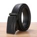 Men's Belt PU Frosted Automatic Buckle Casual Belt Litchi Pattern Business Belt Street Belt_viptrois.com