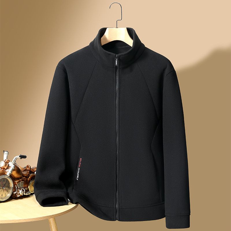 Men's Clothing Factory Direct Men's Outdoor Plus Fleece Jacket Polar Fleece Windproof Warm Sweater Spring And Autumn Jacket_viptrois.com