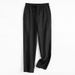 Men's Clothing Casual Pants Men Summer Korean Version Fashion Linen Business Straight Men's Pants Solid Color Trousers_viptrois.com