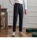 Men's Clothing New Spring And Autumn British Men's Casual Commuting Anti Wrinkle Nine Point Pants All Match Retro Designer Niche Trendy Trousers_viptrois.com
