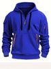 European Size Spring And Autumn Men's Sweater Hooded Zipper Multi-pocket Jumper Men's Sports And Leisure Jacket_viptrois.com