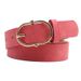 New style women's belt with buckle, fashionable matte high-end PU belt for girls' dresses and clothing with decorative belt_viptrois.com