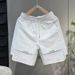 Summer Solid Color Men's Casual Shorts Stylish Versatile Trendy Handsome Five Point Loose Fit Easy To Match Quick Drying_viptrois.com