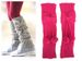 New autumn and winter children's adult butterfly tie ball socks, knitted woolen warm boots, stacked leg protectors_viptrois.com