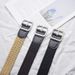 Canvas Belt Woven Elastic Pin Buckle Punch Free Belt Ladies All Match Jeans Student Simple Cloth Belt_viptrois.com