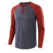 boy 2022 New Foreign Trade Long Sleeve Men's Clothing Plus Size Color Block European And American Casual Loose Henry_viptrois.com