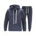 Waffler New Autumn Leisure Sports Men's Sweater Two Piece Set Customization_viptrois.com