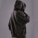 Autumn Style High Neck Hoodie Loose Top, Charging Hooded Jacket_viptrois.com