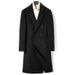 Men's Double-Faced Wool Overcoat, Knee-Length Trench Coat, Thickened Winter Jacket, Stylish Casual Outerwear_viptrois.com