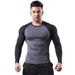 Multi Functional Fitness Suit Men's Four Season High Elasticity Breathable Quick Drying Long Sleeved Sportswear_viptrois.com