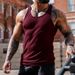 Men's Clothing Summer Knitted Fitness Vest Men's Racer Back Slim Vertical Stripes Fashion Sportswear Breathable Training Sleeveless_viptrois.com