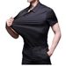 Men's Clothing Short Sleeved Non Iron Anti Wrinkle Men's Shirt Men's Clothing_viptrois.com