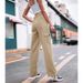Men's Clothing Foreign Trade Small Pocket Cargo Casual Pants Women's Loose Slimming Trendy Wide Leg Long Pants_viptrois.com