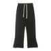 Men's Clothing Trousers With Flared Cuffs And Zipper Design Casual Trousers With Drawstring And Elastic Waist Youth Sports Loose Wide Leg Trousers_viptrois.com
