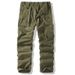 Men's Clothing Plus Size Casual Cargo Pants, All Seasons, Versatile Camouflage Straight Leg Pants_viptrois.com