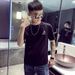 Simple And Versatile Short-sleeved T-shirt Men's Summer Korean Version Trendy Embroidery Trendy Brand Half-sleeved Top Couple Ins T-shirt Top_viptrois.com