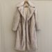 Men's Clothing Barbican Men's Fur Coat Winter Warm Fashion Fur Imitation Mink Fur Coat Long Large Fur Collar_viptrois.com