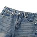 Men's Clothing Distressed Washed Cut Wide Leg Cleanfit Flared Jeans_viptrois.com